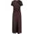STAUD Marcel" Midi Dress BROWN