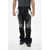 DSQUARED2 Acid Wash Effect Loose Fit Jeans With Rhinestone 28Cm Black
