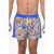 DSQUARED2 Floral Patterned Nylon Swimshorts Multicolor