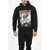 DSQUARED2 Fleeced-Cotton Sweatshirt With Maxi Frontal Print Black