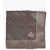 CORNELIANI Silk Pocket Square With All-Over Logo Brown