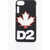 DSQUARED2 Embossed Logo Iphone 8 Plus Case With Mirror Black