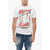 DSQUARED2 Cotton Crew-Neck T-Shirt With Print White