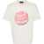 DSQUARED2 Cotton Crew-Neck T-Shirt With Print Beige