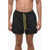 DSQUARED2 Pac Man Swim Shorts With Print Black