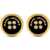 Marc Jacobs "Button Stud" Earrings GOLD