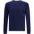 ARAGONA CASHMERE Crewneck Sweater NAVY