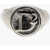 DSQUARED2 Logoed D2 Classic Ring Silver