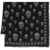 Alexander McQueen "Skull" Scarf BLACK