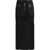Dolce & Gabbana Silk Midi Skirt BLACK