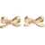 Self-Portrait Earrings With Bow GOLD