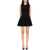 Givenchy Mini Dress With Flared Skirt BLACK