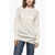 Ermanno Scervino Pure Cashmere Sweater With Lace Insert White