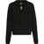 Rick Owens Porterville Crew Neck Wool Sweater With Cut-Out Black