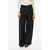 Khaite Single-Pleated Palazzo Pants With Front Zip Black