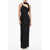 CHRISTOPHER ESBER Sheer Detailed Long Sheath Dress Black