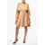 ZIMMERMANN Viscose Eden Dress With Cape Sleeves Yellow