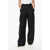THE ANDAMANE Cotton Sarah Casual Pants With Buttons Black