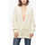 Dior V Neck Mohair Blend Pullover White