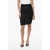 Isabel Marant Draped Albane Mohair Midi Skirt Black