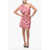 Max Mara Studio One-Shoulder Innocuo Dress With Bow Detail Pink