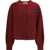 Marni Cashmere Cardigan with patch BURGUNDY