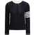 Thom Browne Pointelle Sweater NAVY