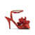 Ferragamo Sandals with flower 90 mm Red