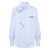 Brunello Cucinelli Collar shirt with bow Light blue