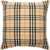 Burberry Cushion crafted from a luxurious blend of wool and cashmere features the iconic Burberry Check SAND IP CHECK
