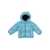 Save the Duck JODY HOODED JACKET Light Blue