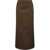 UMA WANG Midi "Gad" Skirt BROWN
