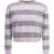 GUEST IN RESIDENCE Grizzly Stripe Crew Jumper DUSK COMBO