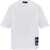 DSQUARED2 Cotton Loose Fit T-Shirt With Logoed Patch White