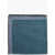 CORNELIANI Patterned Pocket Square With Contrasting Edge Blue