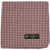 CORNELIANI Micro Checked Silk And Linen Pocket Square Brown