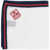CORNELIANI Cotton Pocket Square With Contrasting Edge White