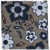 CORNELIANI Cc Collection Floral Patterned Cotton Pocket Square Brown