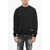 DSQUARED2 Crew Neck Relaxed Fit T-Shirt With Ribbed Edges Black
