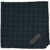 CORNELIANI Checked Wool Pocket Square Green
