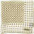 CORNELIANI Geometrical Patterned Linen Pocket Square Green