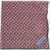 CORNELIANI Patterned Linen Pocket Square Red