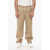 1989 STUDIO Cotton Blend Pants With Elastic Waistband Beige