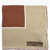 CORNELIANI Two-Tone Silk Pocket Square Beige