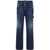 DSQUARED2 Loose Fit Keep It Dark Washed Cargo Denims 23Cm Blue