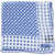 CORNELIANI Patterned Linen Pocket Square Blue
