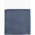 CORNELIANI Code Solid Color Silk Pocket Square With Ogee Motif Blue