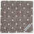 CORNELIANI Double Patterned Silk Pocket Square Brown