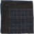 CORNELIANI Silk Pocket Square With Contrasting Details Brown