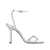 Jimmy Choo "Leo 100mm" heeled sandals Silver
